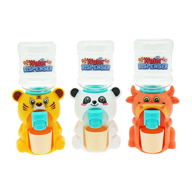 Cartoon Animals Water Dispenser 9 Models Mixed Plastic Drinks Dispenser With Drinking Cup Gift For Kids Candy Toys