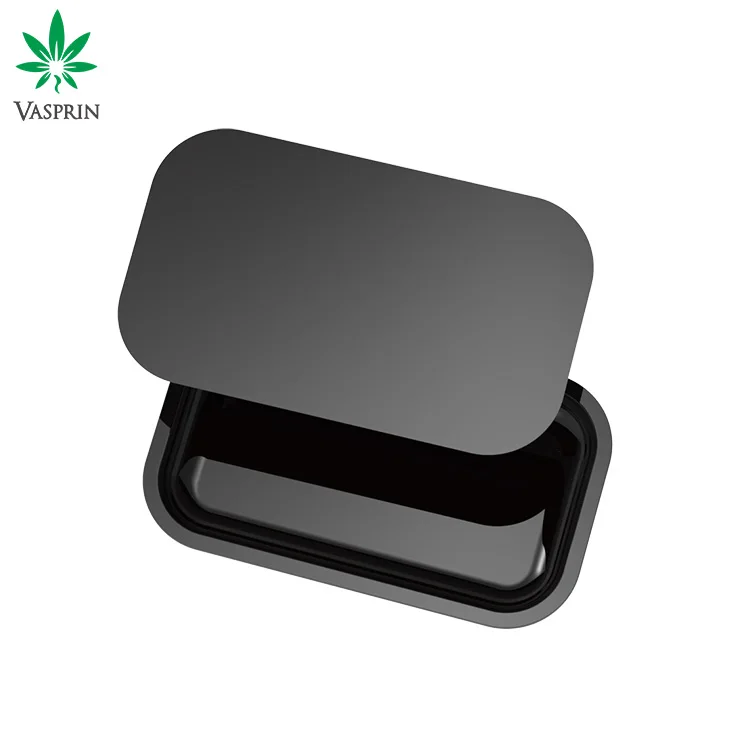 Metal Trays Tobacco Accessories Custom Rolling Tray with Lids Tin Rolling Trays with Cover