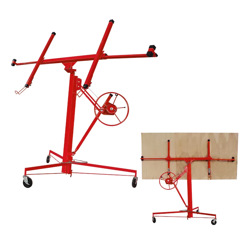 Factory Direct Supply Construction Tools 11 FT Sheetrock Lift Drywall Lift Panel Hoist With CE