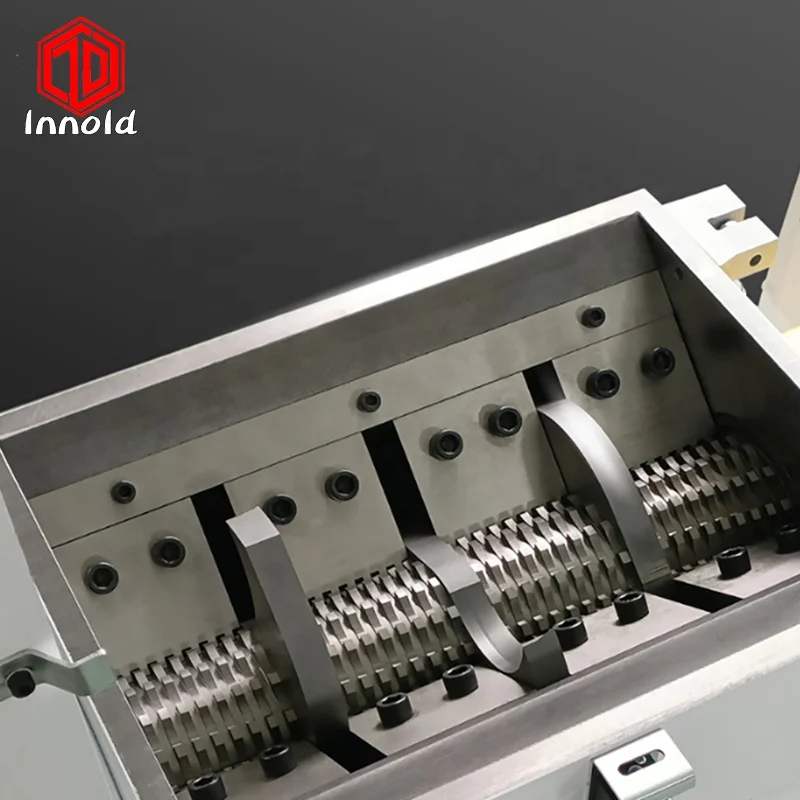 Hot Sale Bottle Bag Shredder Grinder Machine Pipe Crusher Price Plastic Shreder Machine for Metal Hnss1200 7.5KW 300-500kg/h