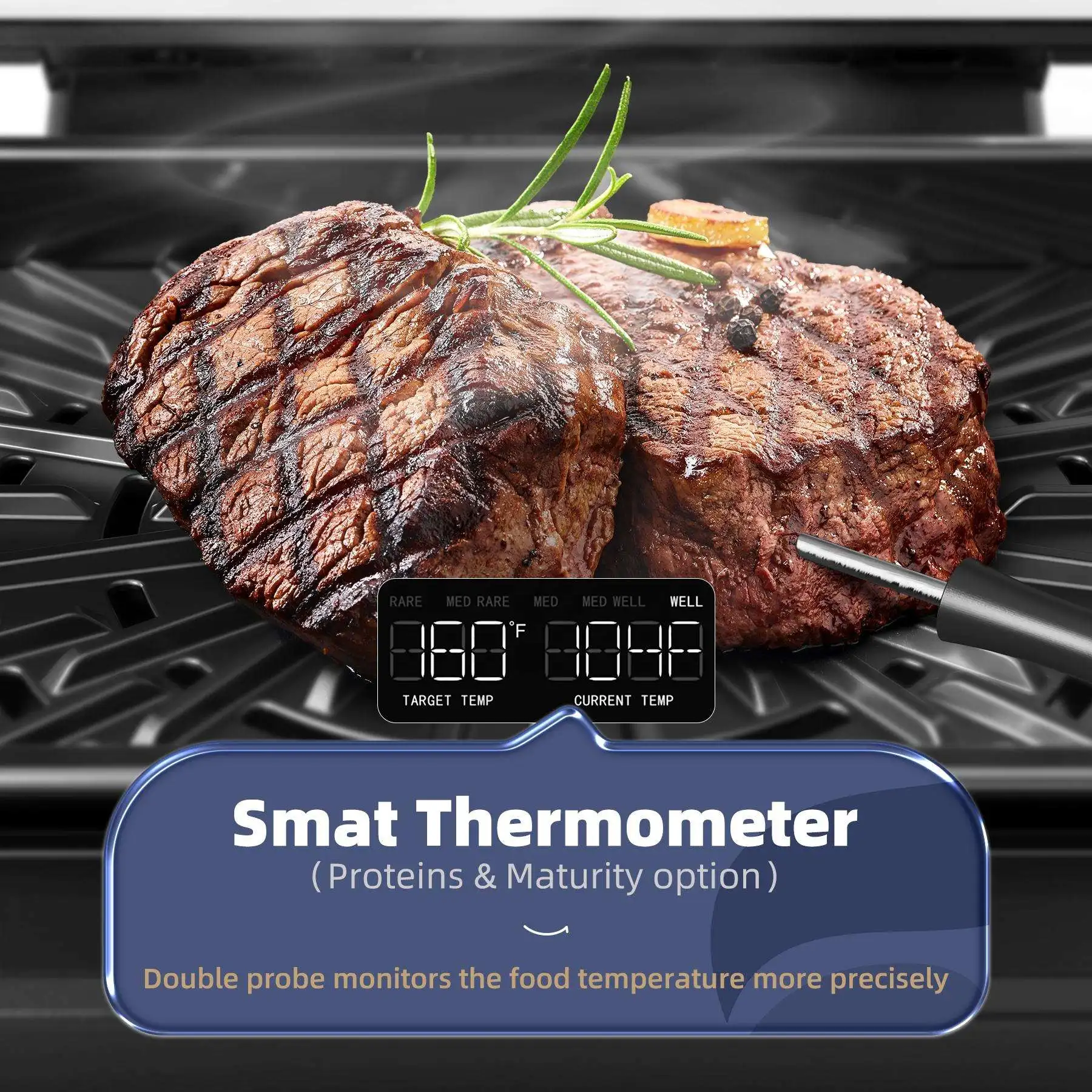 2024 New Products Kitchen 10 Large Capacity Electric Cooker Pizza Oven No Oil Free Wholesale Toaster Oven Air Fryer