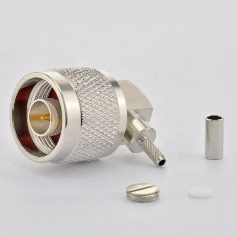 N прямоугольный Штекерный обжим для кабеля LMR100 RG174 RG188 RG316 rf коаксиальные