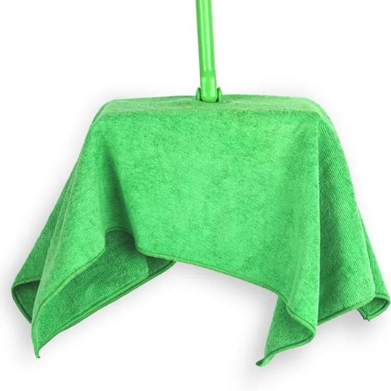 Esun Reusable Microfiber Mop Cape Multi-Purpose Floor Towel for Home Cleaning Compatible with Stainless Aluminum Pole Handle
