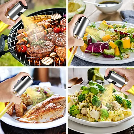 best sellers reusable oil sprayer cooking olive oil spray For Salad Making Glass Oil Bottle
