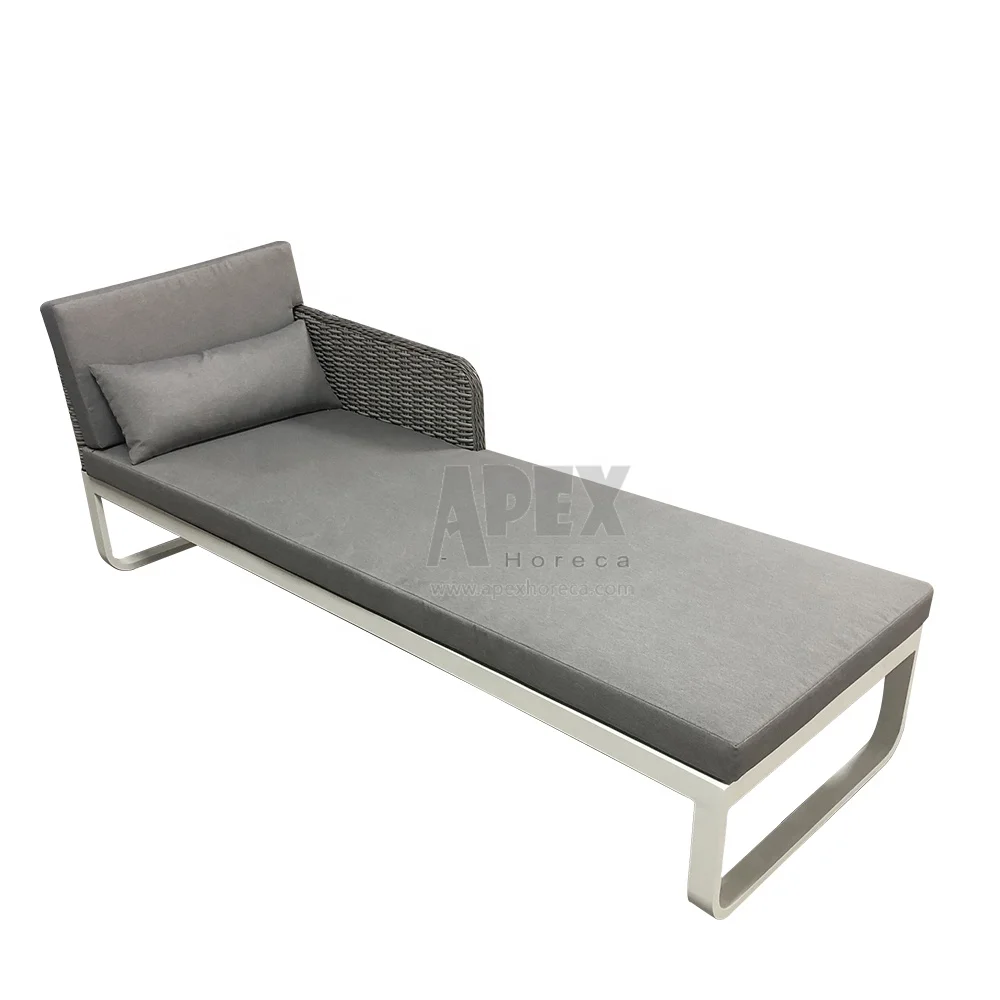  Folding Recliner Adjustable Patio Aluminum Beach Yard Pool Chaise Lounge Chair sun lounge chairs for
