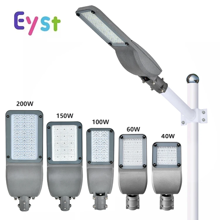 High Power SMD 40 60 100 150 200 Watt IP65 Waterproof Garden Road Stadium Outdoor Module LED Street Light