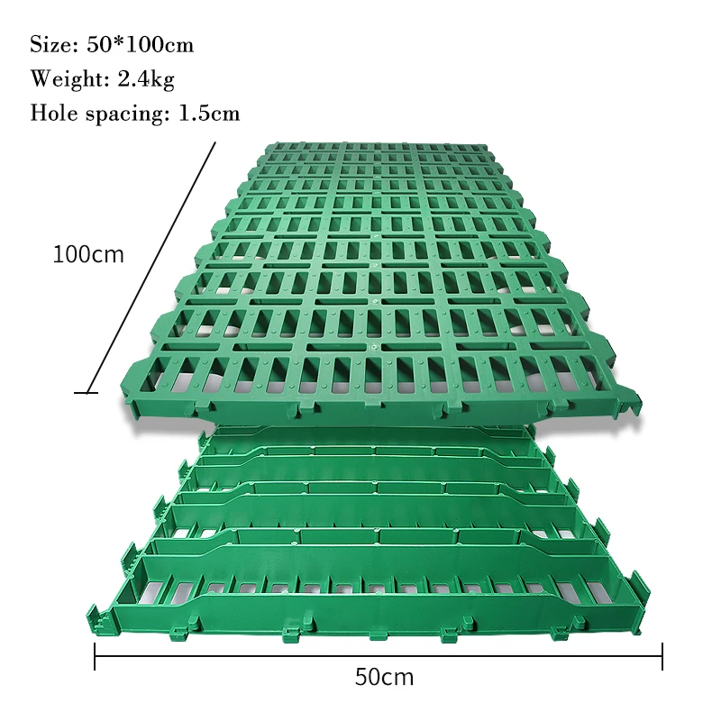 PP Slatted Floor Matting for Piglet Farming New Condition 1-Year Warranty for Goat Sheep House Plastic Flooring