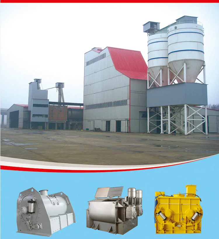 Low Investment Money Earning 10-20T/H Tile Adhesive Making Machine Dry Mix Mortar Plant Prices for Sale
