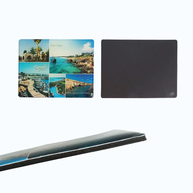 Hot Sales Good Quality Custom Printing Rectangle Epoxy Non-toxic PP/PVC Rubber Fridge Magnet For Promotion