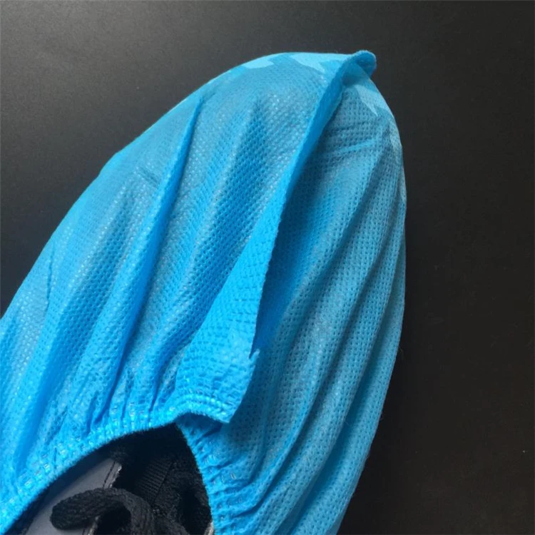 
New Arrival High Quality Plastic Non Woven Fabric Disposable Shoe Cover For Sale 