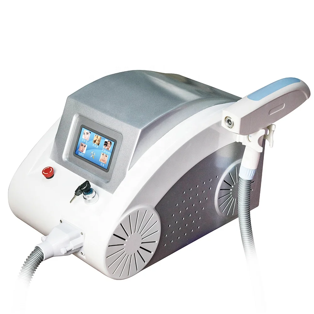 Portable Q-switch ND YAG Laser 1064nm 532nm 1320nm Tattoo Removal Pigmentation Removal Carbon Peeling Machine