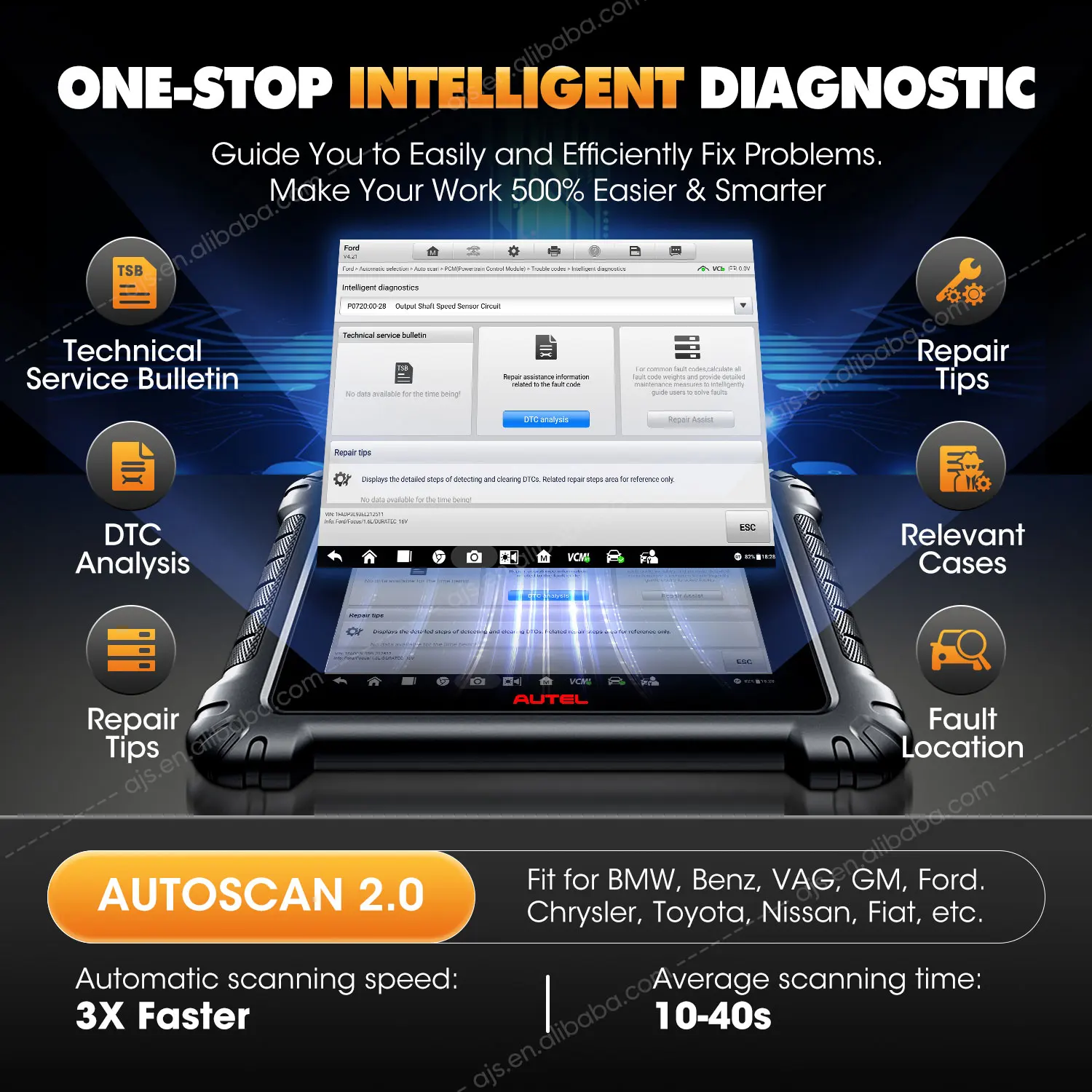 [US VERSION] Autel MaxiSys MS919 Full System 40+ Function ECU Programming Tool Car Diagnostic Tool Upgraded of Maxisys MS908 Pro