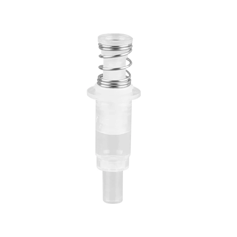 Good sale cosmetic pump core white plastic lotion pump core parts