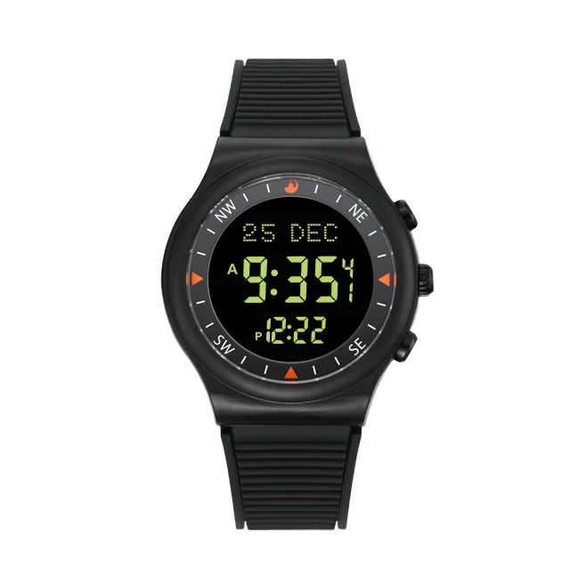 Explosive New Products Al-Harameen Sport azan watch for men and women with Qibla direction