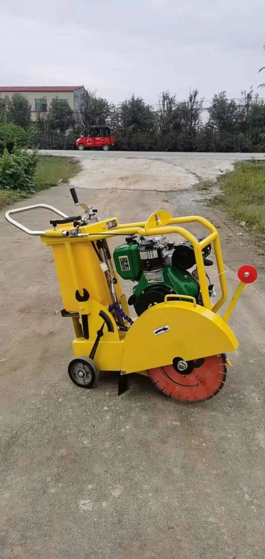 Petrol Depth 160Mm Asphalt Surface Road Cutting Machine