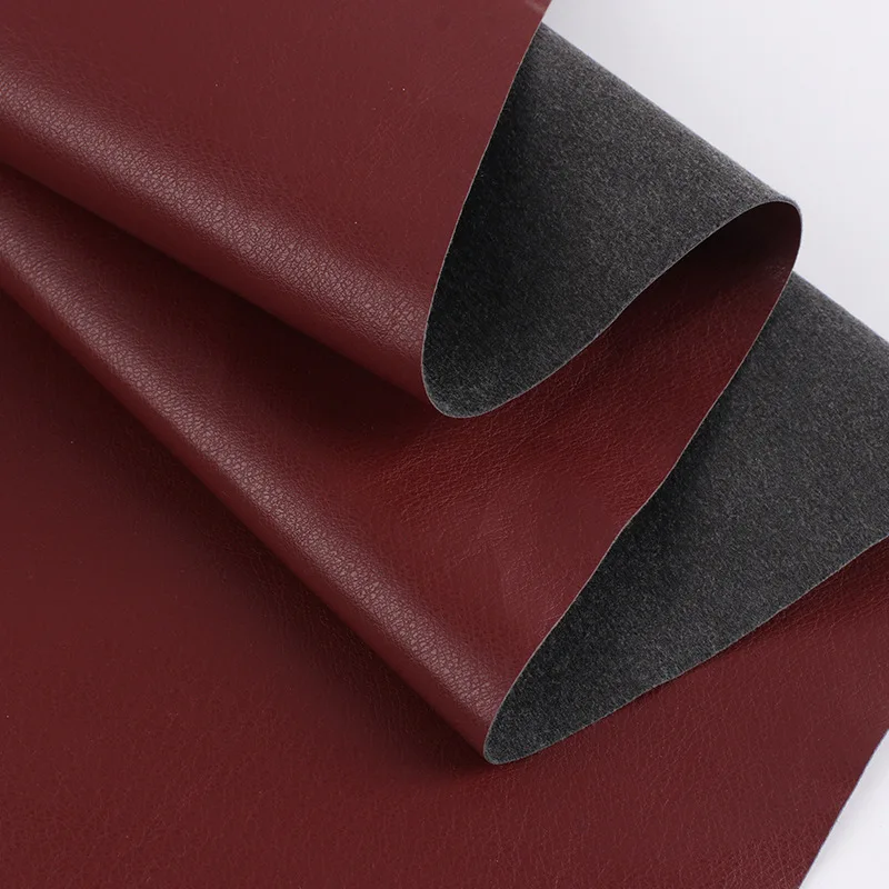 Shoe Lining PU Coating Material Pigskin  Soft Microfiber PU Roll for Shoes Lining Fabric