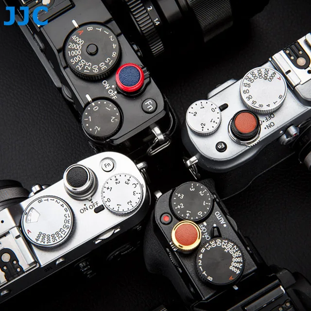 JJC SRB-BK BROWN Camera Soft Shutter Release Button For Fujifilm X-T2/X-T10/X-T20/X100/X100S/X100T/X100F/X10/X20/X30 etc