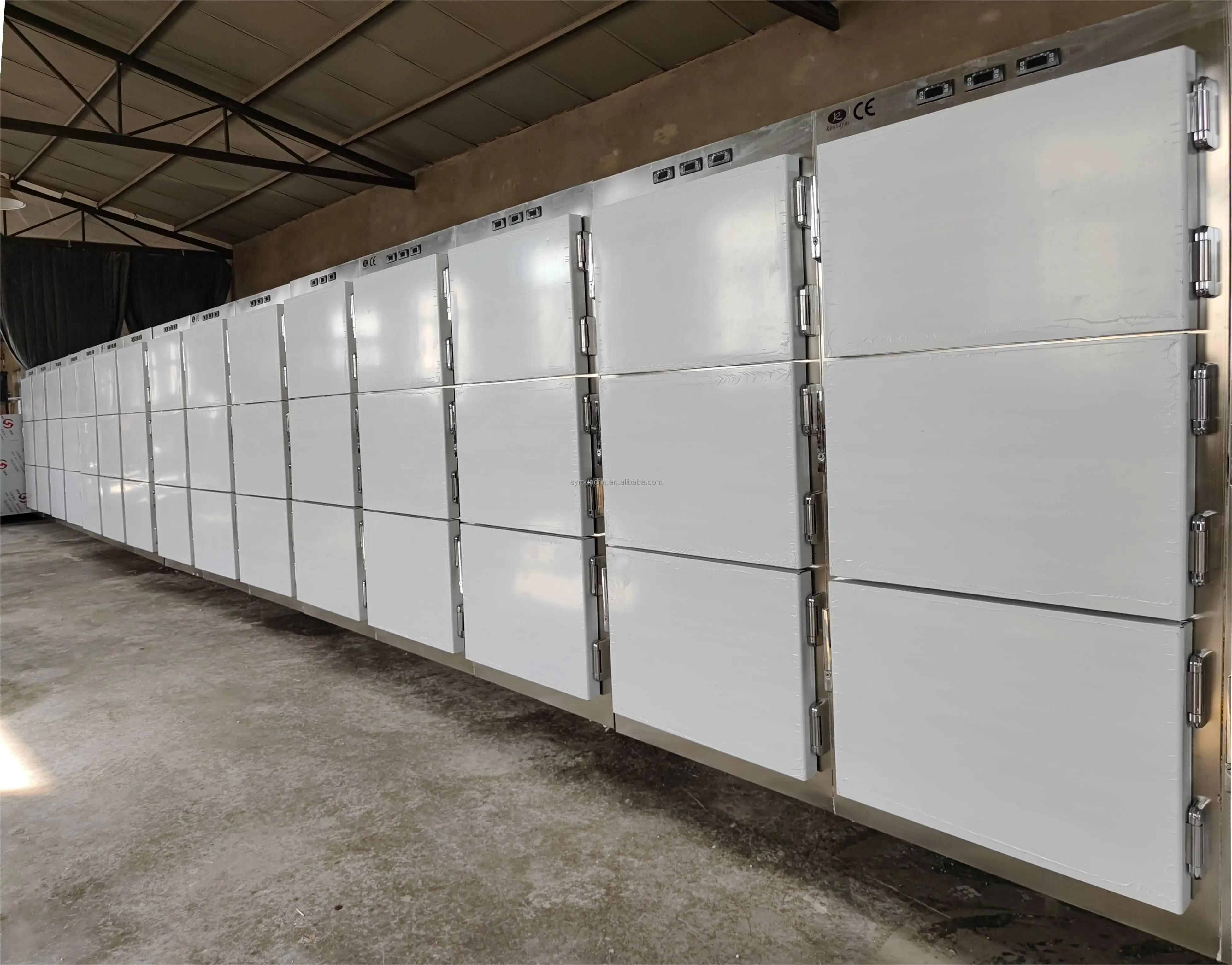 High quality dead body fridge cadaver freezer mortuary refrigerator