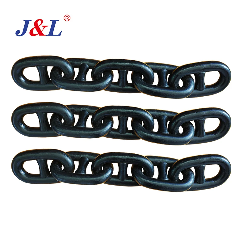 Julisling heavy duty chain sling perfection link 5/16 galvanized chain grade b for mine scraper conveyor OEM ODM