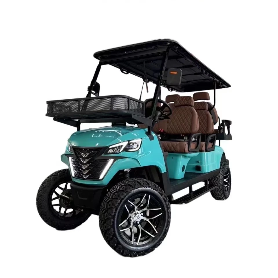 PGASHOW 60V/72V   Golf Buggy New Energy Electric 6-Seat Lithium-Powered High Efficiency from Chinese Factory