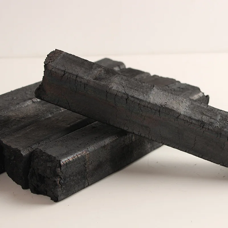Long Time Burning Quadrangle Sawdust Charcoal Bbq Square Bamboo Charcoal