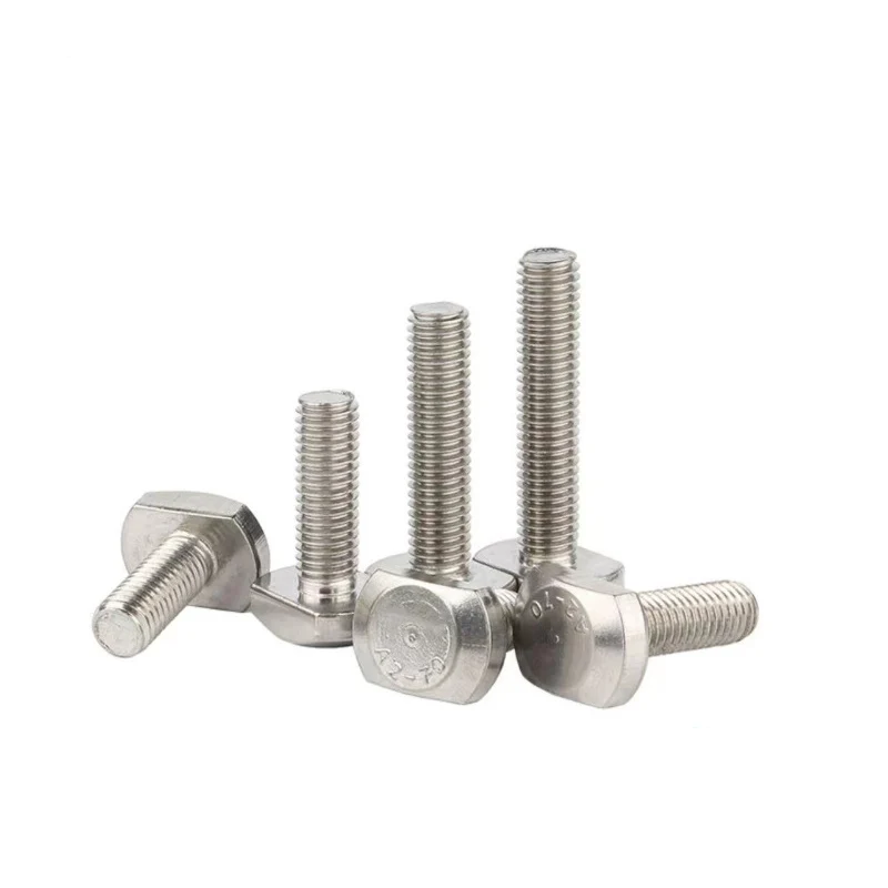 Stainless Steel Aluminum T Slot Bolt M6 M8 Hammer Bolt Galvanized T Head Bolt T-Bolt