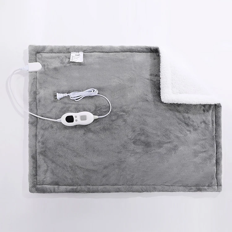 80x60cm electric knee blanket Custom rechargeable heated blanket throw  electric blanket    FROM Ainik