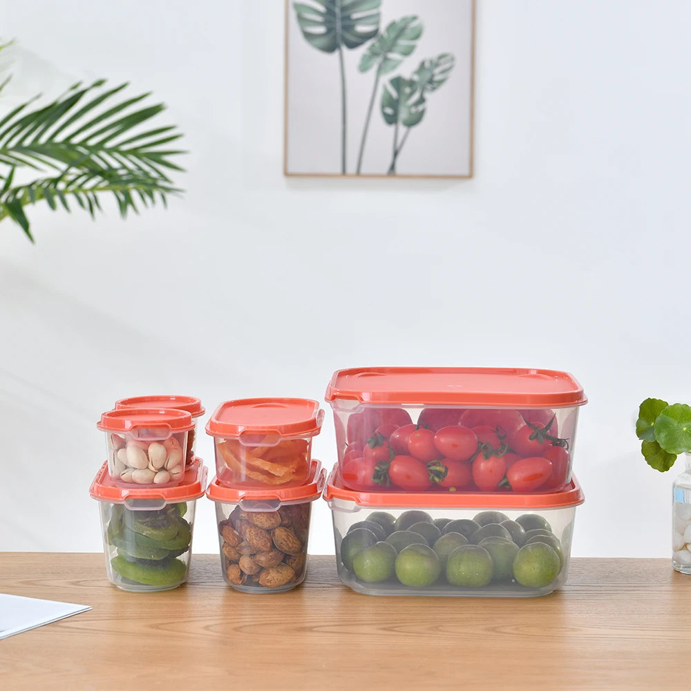 Пластиковый контейнер для пищевых продуктов с крышкой