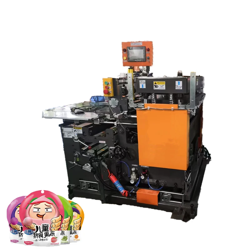 Chinese manufacturers  High Speed Automatic Die Cutting Machine for Shaped Plastic Bag with mylar bags