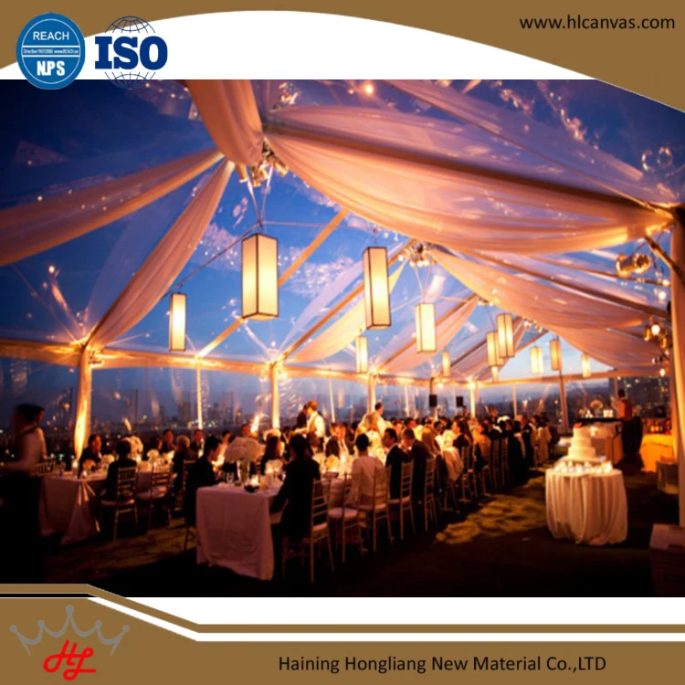 PVC transparent large luxury wedding tents