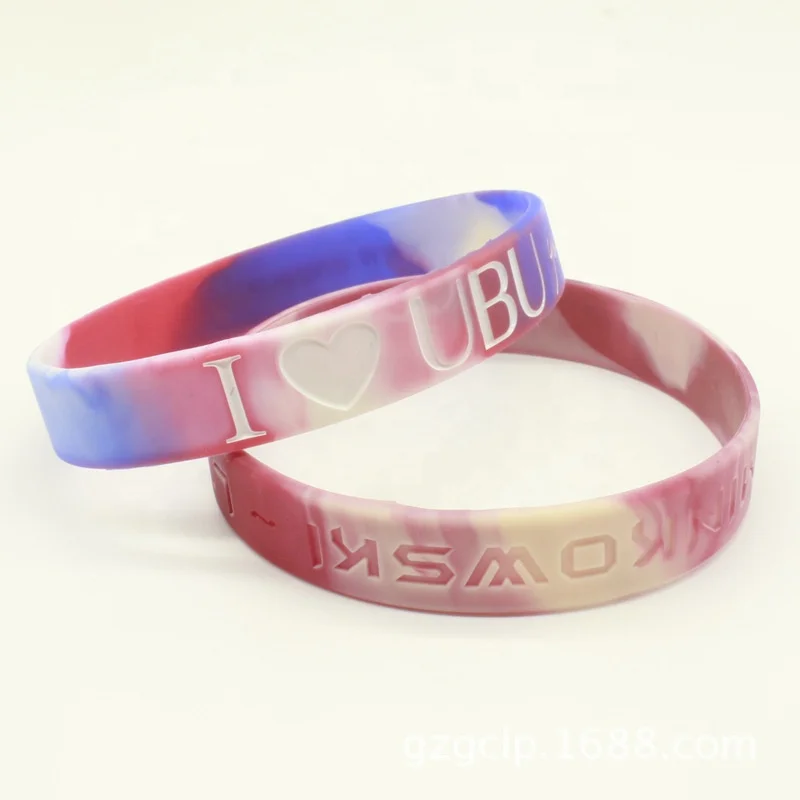 Fashion Custom Logo Fitness Silicone Wristband Cheap Plain Silicone Bracelet