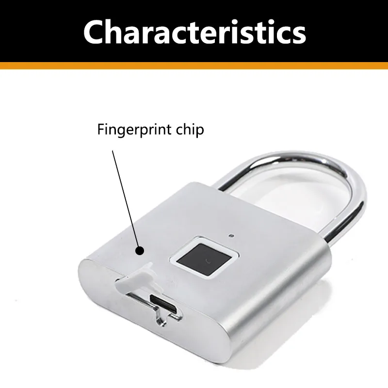Brand New Padlock. Fingerprint Lock Smart Padlock In Good With Great Price