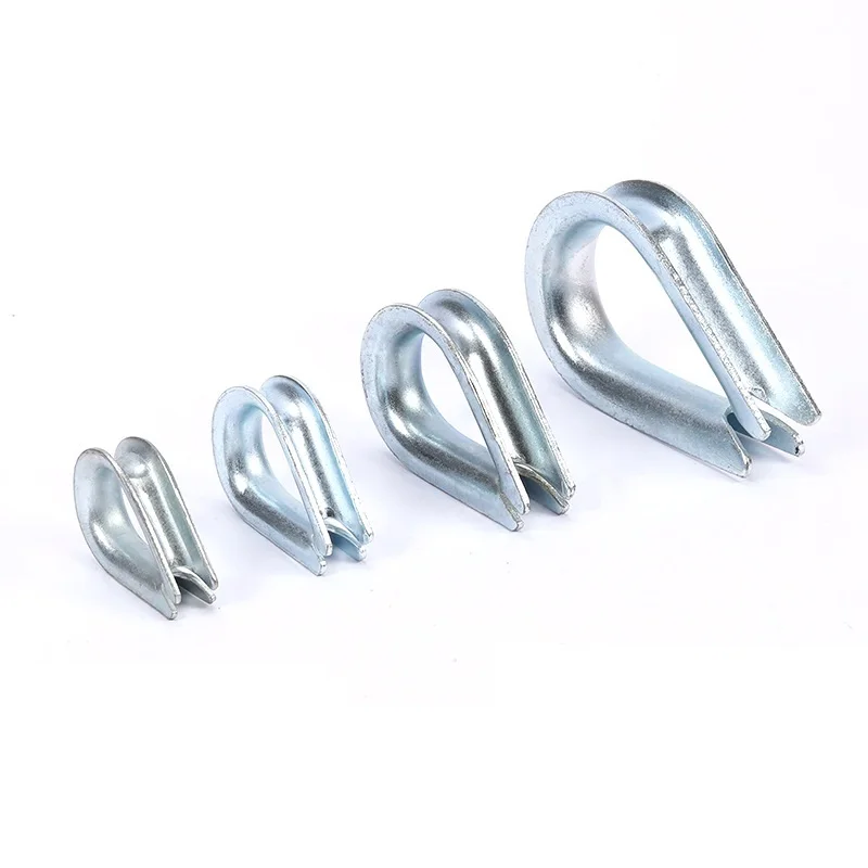DIN6899A high quality thimble manufacturer Hot dip Galvanized European type wire rope thimble