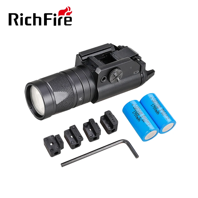 RichFire ультра светодиодный ir 850 и белый свет тактический фонарик