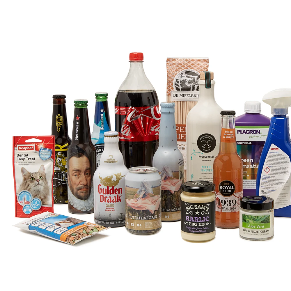 Plastic Heat Shrink Labels Cosmetic Dropper Spray Shampoo Beverage Can Custom Print Pvc Shrink Wrap Sleeve Water Bottle Label