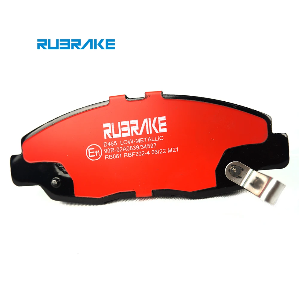 RUBRAKE D340 top quality ceramic brake pad for honda ACCORD IV ACCORD IV Coupe ACCORD V Coupe CIVIC VIII Saloon