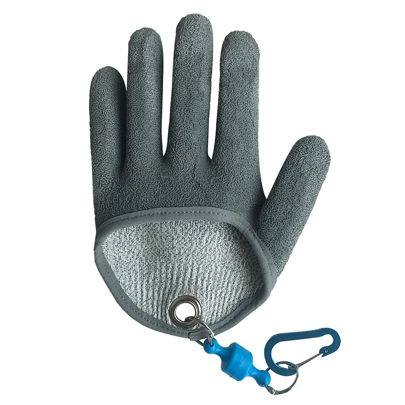 Anti-cutting fishing gloves Anti-wrinkle latex anti-piercing anti-skid fishing gloves factory price fishing gloves