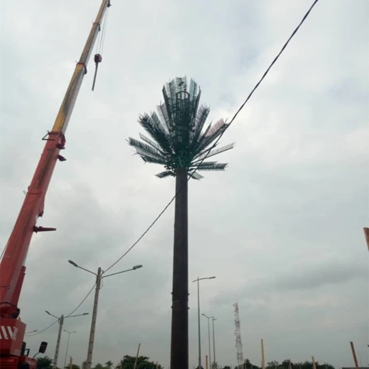 30m GSM Telecom Antenna Communication Telecommunication Lattice Monopole Tree Mast Camouflage Palm Pine Tree Tower
