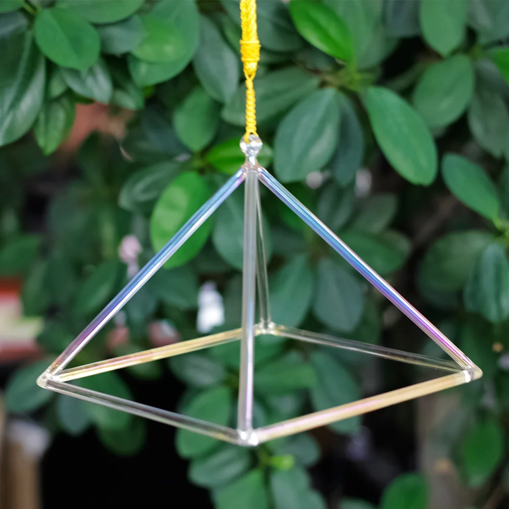 quartz crystal singing glass pyramids  3' - 14' sound healing therapy yoga meditation body energy balancing wholesale