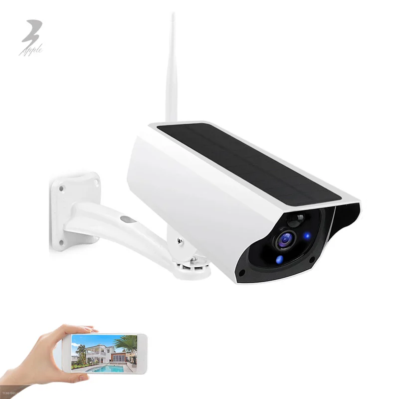 Camara De Seguridad Con Panel Solar Wifi Outdoor 1080P Wireless Solar Security Camera System For Sale