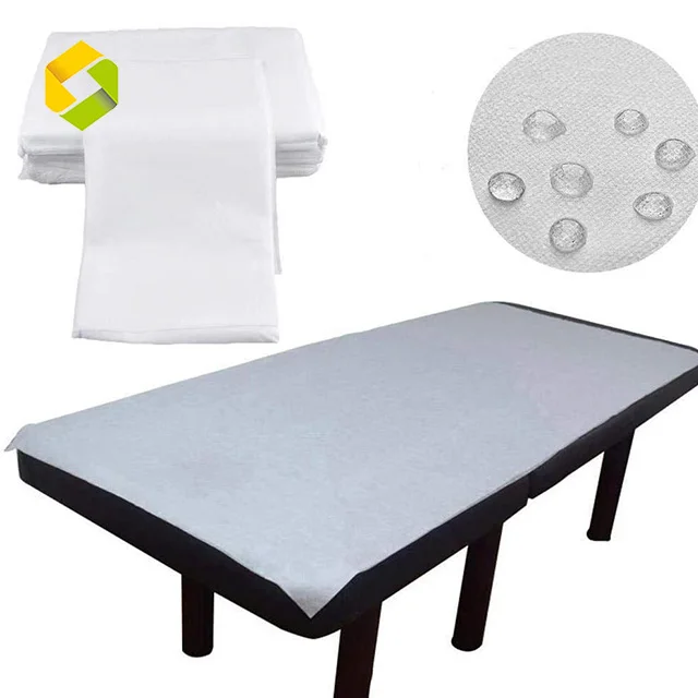 Nonwoven Massage Pink white blue Disposable Sheets For Beauty Salon nonwoven bed roll