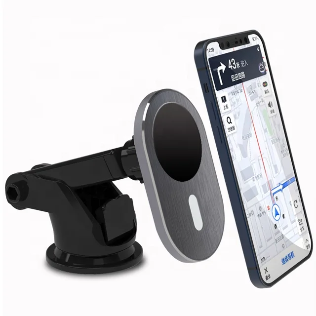  2021 new type c induction holder mount 15aw car wireless charger for Iphone 12/12pro/12pro all QI enable