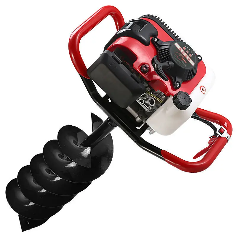 Trolley Type 68cc 2 Stroke Gasoline Earth Auger Drill