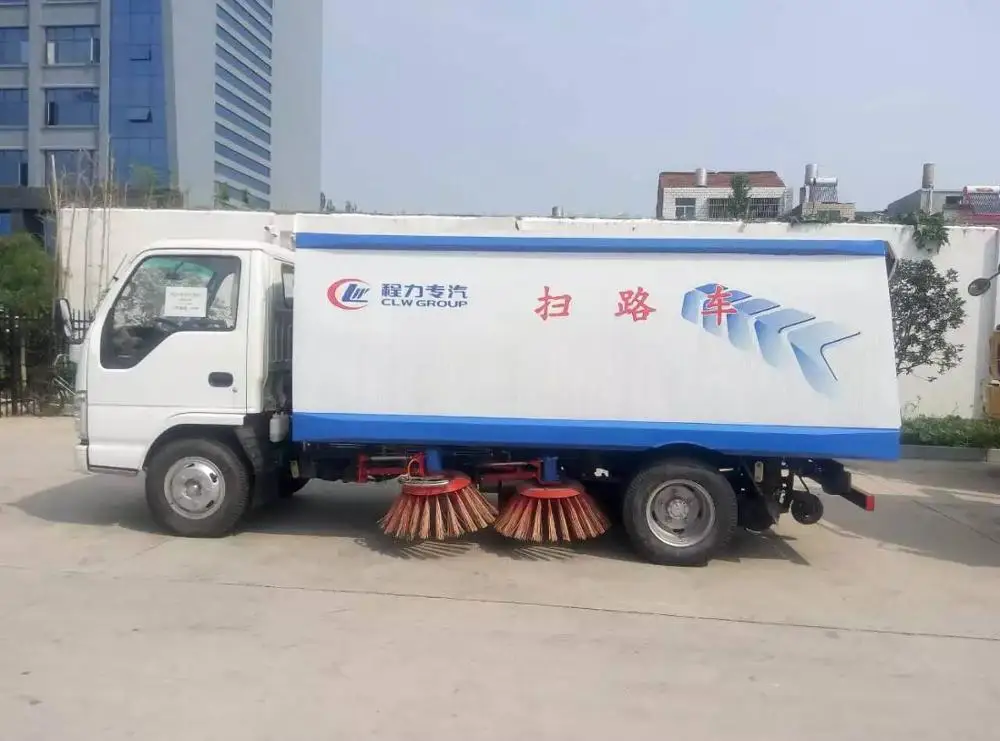 Japanese brand high quality 2 to 5 tons road sweeper trucks factory price for sale