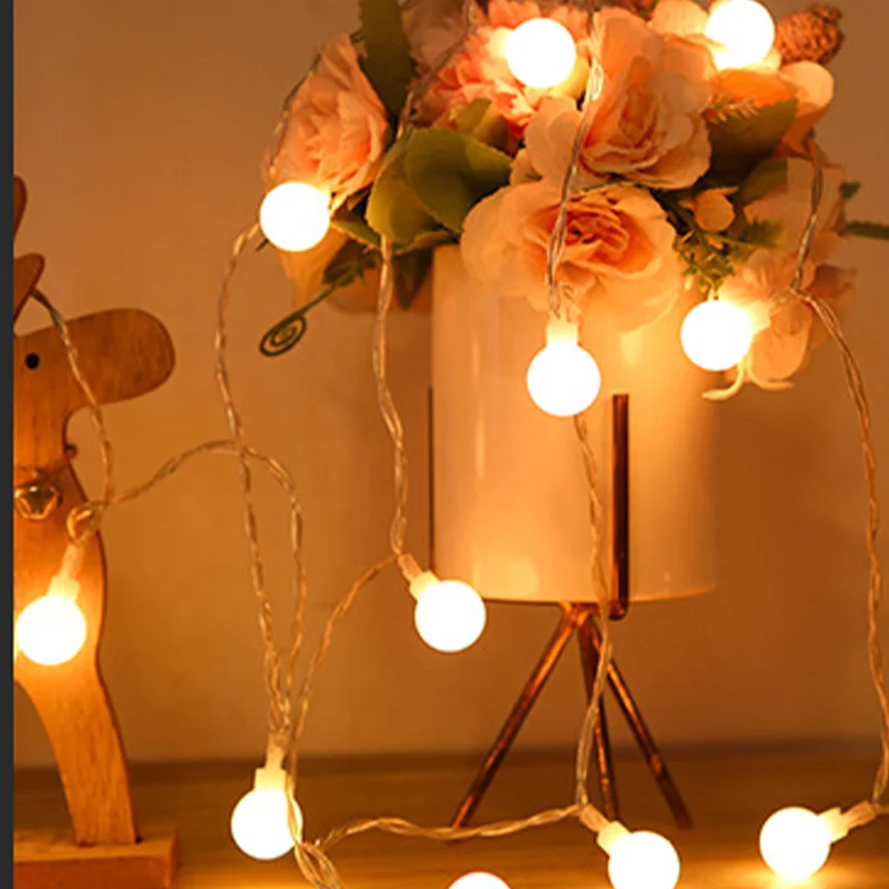 USB Remote Control 40-Light Fairy LED Outdoor Lights 6m Patio & Room Decorative Bulb for Home Halloween Decoration