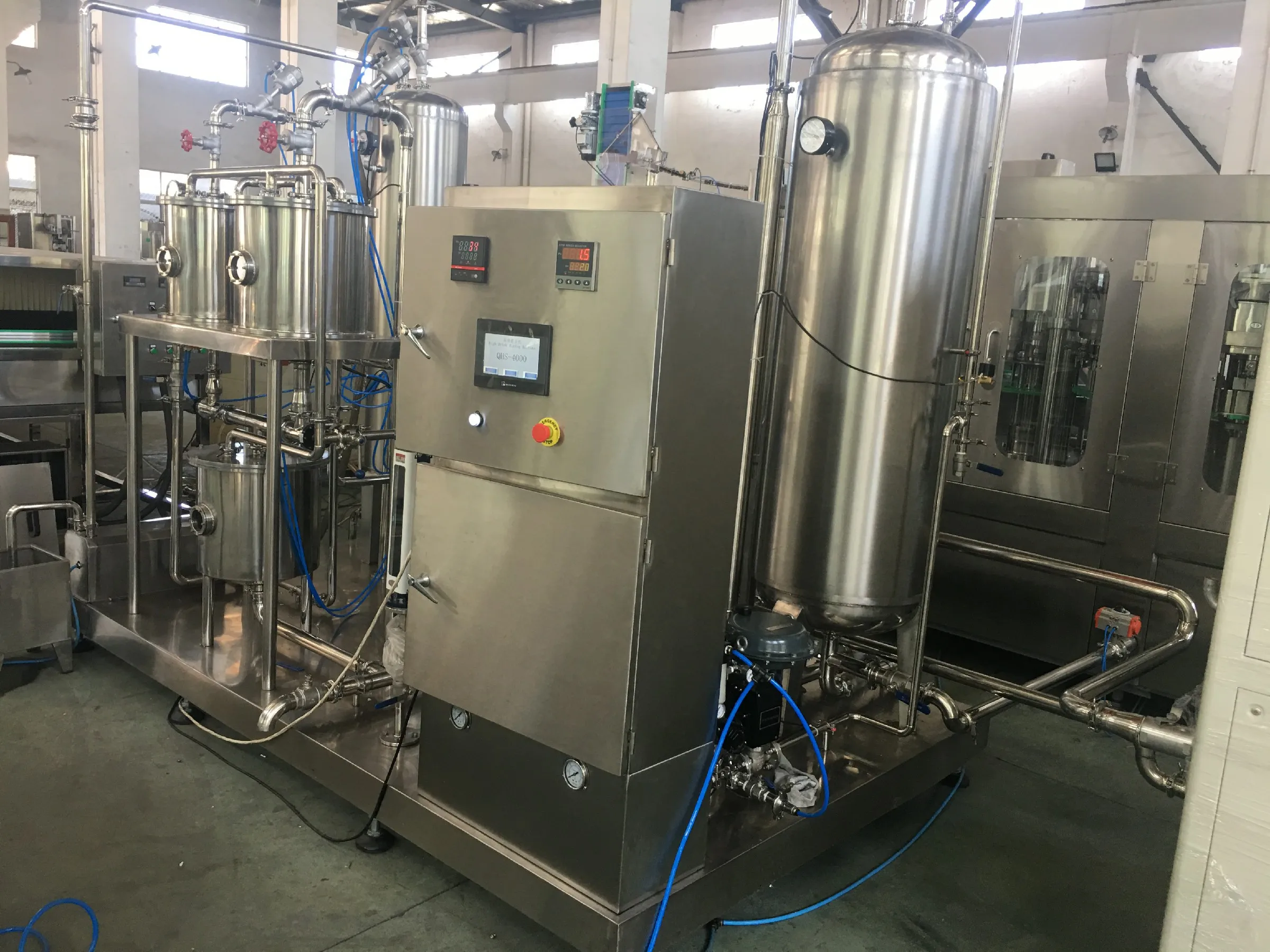 5000L per hour carbonated soft drink carbonator beverage mixer