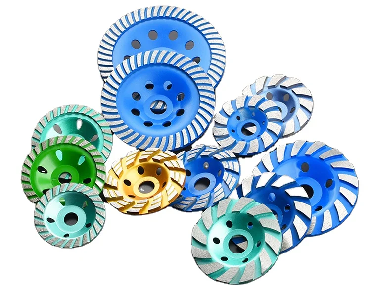 100mm 125mm Granite Concrete Marble Abrasive Tools Cold Press Cup Wheels Diamond Grinding Wheels /