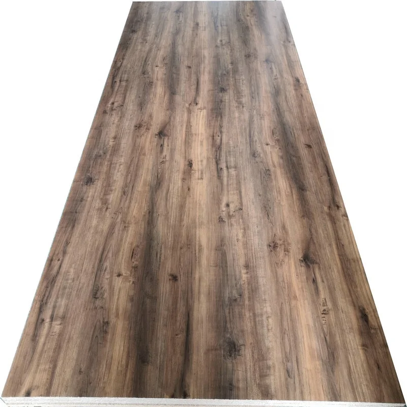 2mm~ 18mm finger joint floor wood grain  Melamine MDF Board For Furniture/ mdf melamine board