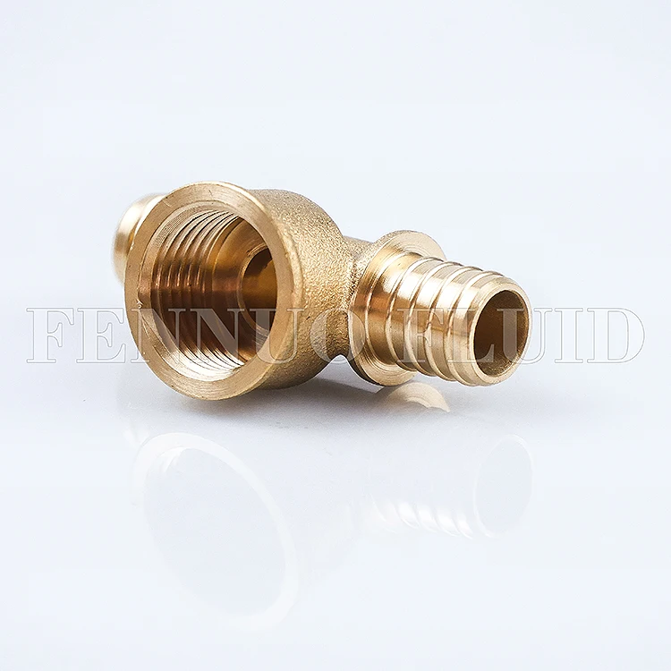 High quality manufacturer Pex Crimp  fitting Factory Supply Screw Brass Compression Fitting For Pex Pipe