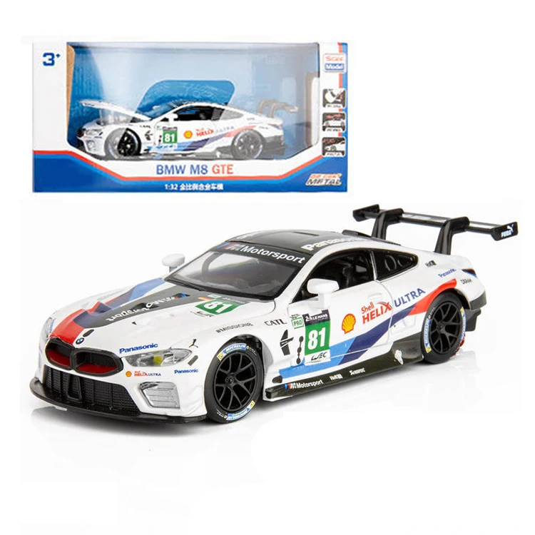 Alloy diecast toys with sound and light model car rc cars bmw car toy